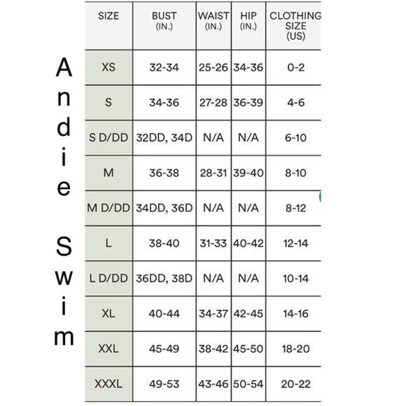 NWT Andie Swim The Scala Top Strapless Bandeau V Wire Bikini Top L Espresso - Picture 11 of 15